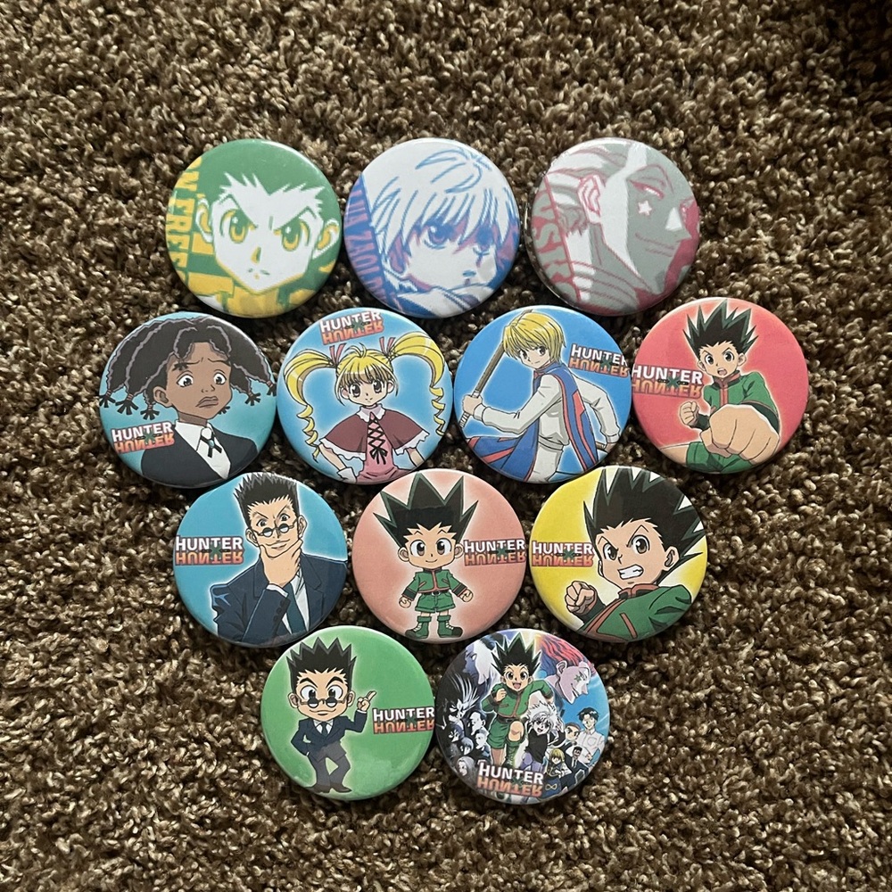 Hunter x Hunter Anime Button Set